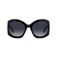 marc jacobs eyewear lunettes de soleil oversize 722 - noir