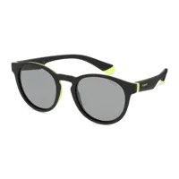 polaroid pld 8048/s lunettes de soleil enfant - panthos noir doré - verres polarisés