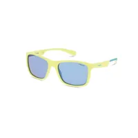 polaroid pld 8053/s lunettes de soleil enfant - rectangle doré - verres polarisés