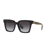 burberry be4335 lunettes de soleil homme - carrée noir - possibilité de verres correcteurs - adaptable à la vue