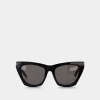 lunettes de soleil en acétate noir/gris