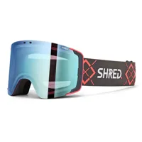 shred gratify ski goggles clair cbl 2.0 deep blue mirror/cat2