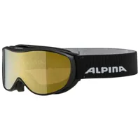 alpina snow challenge 2.0 hm ski goggles refurbished noir light grey / orange mm gold/cat2