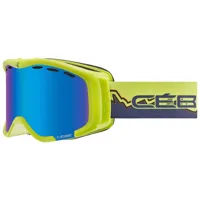 cebe cheeky junior ski goggles jaune brown flash blue/cat3