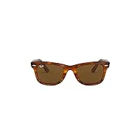 ray-ban wayfarer - lunettes de soleil - uni - mixte - marron (954 954) - small (taille fabricant: 50)
