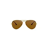 ray ban - 3025 - lunettes de soleil mixte, gold crystale marron
