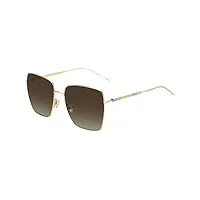 jimmy choo lunettes de soleil dahla/f/sk rose gold/brown shaded 59/18/145 femme