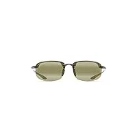 maui jim ht807-1120 lunettes de soleil, gris trasparente, 64/15/130 mixte adulte
