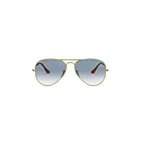ray ban - 3025 - lunettes de soleil mixte, gold