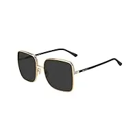 jimmy choo lunettes de soleil aliana/s gold/grey 59/18/145 femme