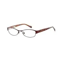 lucky brand monture lunettes de vue delilah bordeaux 52mm