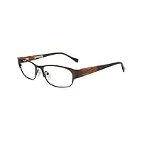 lucky brand monture lunettes de vue 101 chocolat/marron 52mm