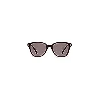 komono renee black tortoise lunettes de soleil unisexes ovales en propionate de cellulose pour hommes et femmes avec protection uv et verres résistants aux rayures