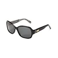 kate spade akira/p/s sunglasses, black, 54 unisex