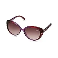 swarovski sk0068-5883t montures de lunettes, violet (violet/gradient bordeaux), 58 femme