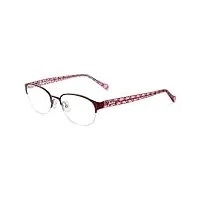 lucky brand monture lunettes de vue coastal bordeaux 49mm
