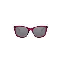 oakley oo9232-08 drop in lunettes de soleil rose framboise taille unique