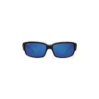 costa del mar neuf caballito cl 11 noir brillant lunettes de soleil pour femme - bleu - 580p