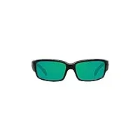 neuf costa del mar caballito cl 11 noir brillant lunettes de soleil pour femme, femme, cl11ogmp, frame: shiny black / lens: green mirror, 580p