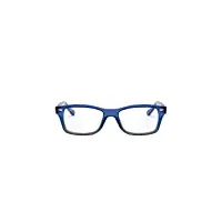 ray-ban 0ry 1531 3647 46 lunettes de soleil, bleu (blue gradient iridescent grey), mixte enfant