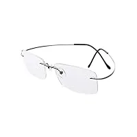 eyekepper titanium - percees(sans monture) - lunettes de vue - pour la lecture - homme