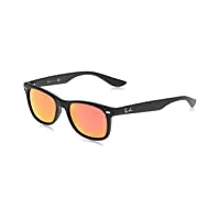 ray ban junior - 9052s - lunettes de soleil mixte, matte black/red multilayer