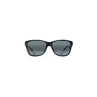 maui jim 435-03j lunettes de soleil, tortuga negro azul, 57/17/134 femme