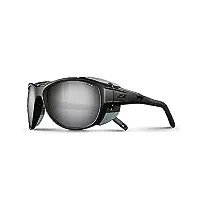 julbo explorer 2.0 lunettes de soleil homme, noir mat/gris, taille unique