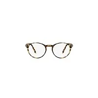 persol 0po3092v lunettes de soleil, brown/beige tortoise, 50 homme