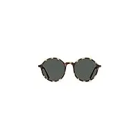 komono madison tortoise lunettes de soleil unisexes rondes en bio-nylon pour homme et femme avec protection uv et verres résistants aux rayures