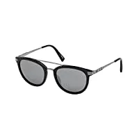 ermenegildo zegna lunettes de soleil ez0077 black/grey 54/20/140 unisexe