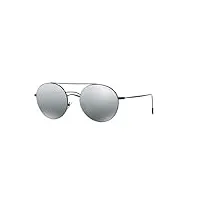 emporio armani 0ar6050 301488 54 montures de lunettes, noir (black/grey silver), femme