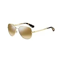 kate spade avaline2/s lunettes de soleil, gold havana, 57 femme