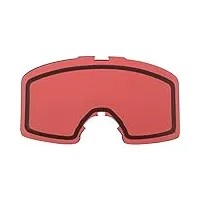 oakley rl-line-miner-youth-3 lunettes de soleil de remplacement, rouge, petit mixte