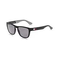 tommy hilfiger th 1557/s sunglasses, black grey, 54 homme