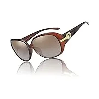 duco lunettes teintées classiques grands verres lunettes de soleil polarisées 100% protection uv 6214 (marron)