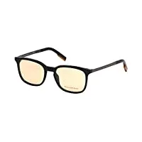 ermenegildo zegna lunettes de vue ez5143 black/yellow 53/19/145 unisexe