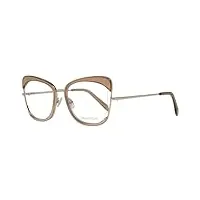 emilio pucci montures lunettes de vue femme en métal ep5090 - or -