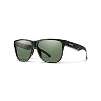 smith lunettes de soleil lowdown xl 2 black/grey green 60/16/145 unisexe