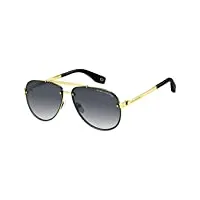 marc jacobs marc 317/s sunglasses, gold grey, 61 unisex
