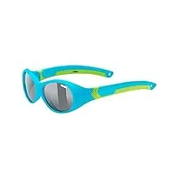 uvex sportstyle 510 - lunettes de soleil pour enfants - monture facile à déformer - bandeau compris - blue green/smoke - one size