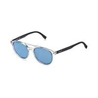 lacoste l881s sunglasses, 424 crystal/navy, taille unique unisex