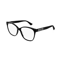 gucci lunettes de vue gg0421o black 55/16/140 femme