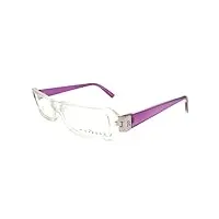 john richmond lunettes de vue femme jr 073 transparent et rose 06, transparent et rose, 51