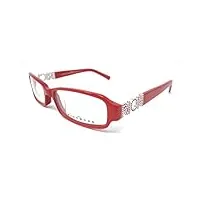 john richmond lunettes de vue femme jr 062 noir et rouge 05, noir et rouge, 51