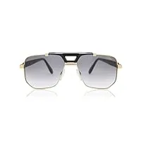 cazal lunettes de soleil legends 990 black kt gold/grey 59/15/140 homme