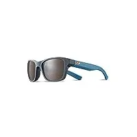 julbo reach lunettes de soleil mixte enfant, noir mat logo bleu, fr : xs (taille fabricant : 6-10 ans)
