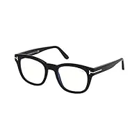 tom ford lunettes de vue ft 5542-b blue block black 50/22/145 homme