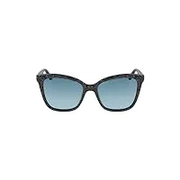 karl lagerfeld kl988s sunglasses, 002 black glitter, taille unique unisex