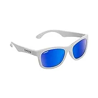 cressi kiddo sunglasses lunettes de soleil polarisé unisexe enfants, verres miroir blanc/bleu, 6 + ans